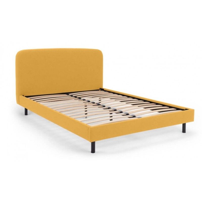 Кровать Besley на ножках, желтая