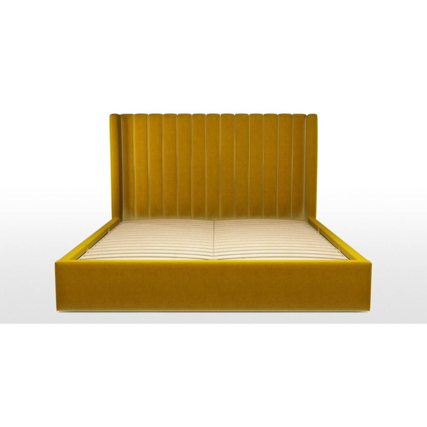Кровать Cory с выдвижными ящиками для хранения, желтая