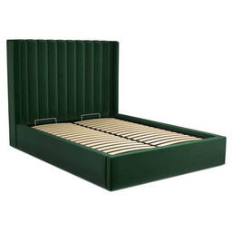 Кровать Cory с подъемным механизмом, зеленая