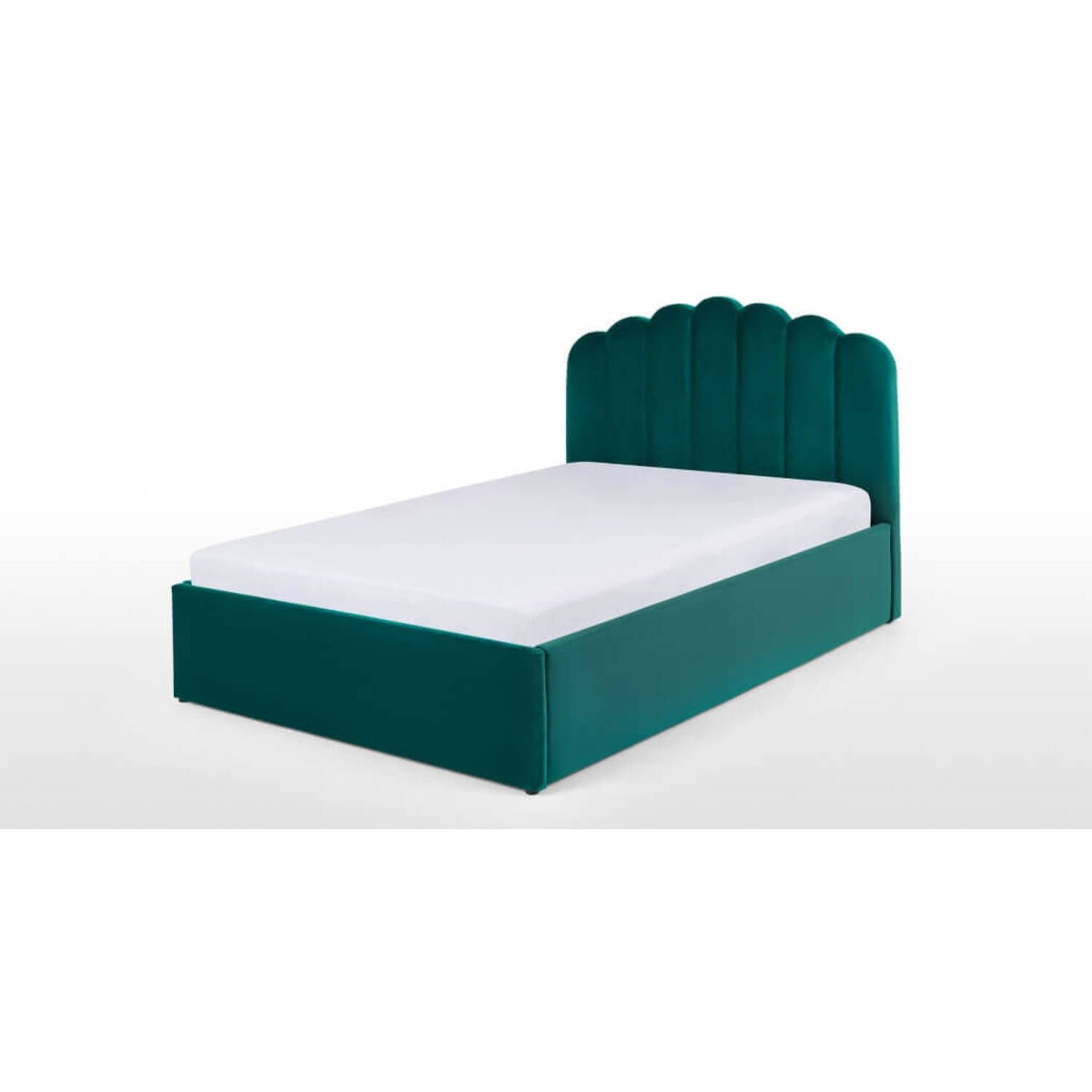 Кровать Delia с подъемным механизмом, зеленая