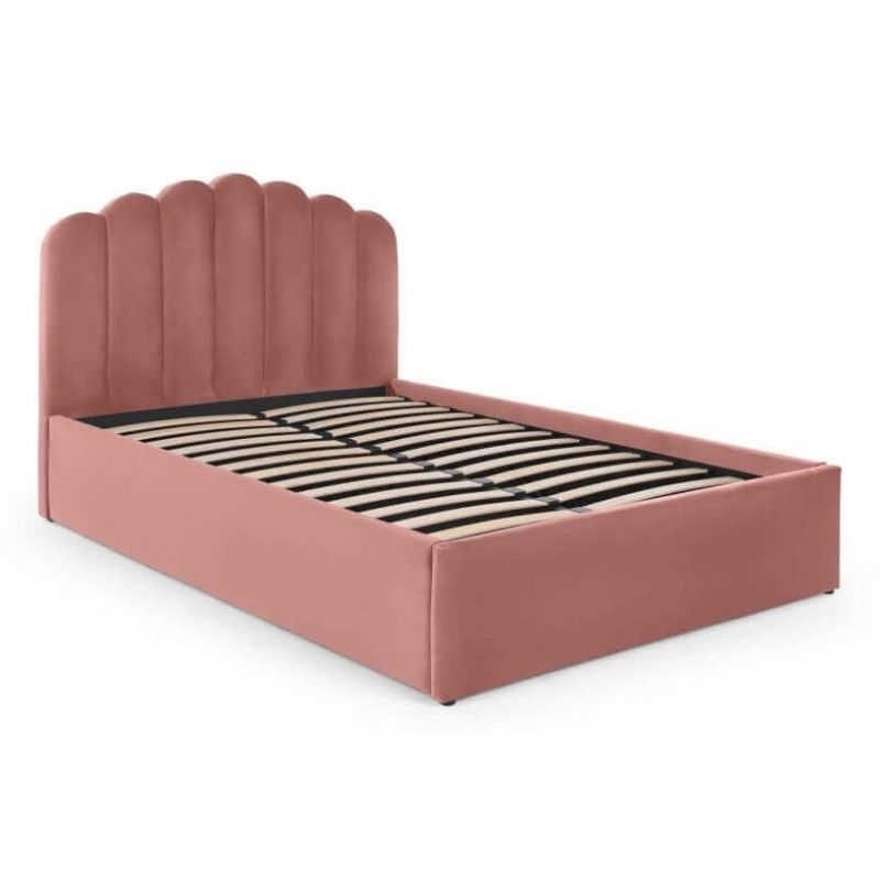 Кровать Delia с подъемным механизмом, розовая