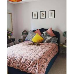 Кровать Delia с подъемным механизмом, розовая