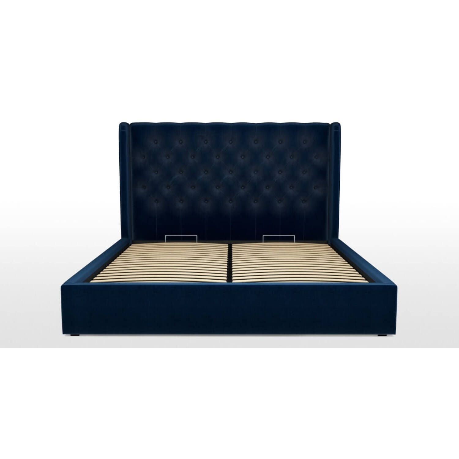 Кровать Romero с подъемным механизмом, синяя