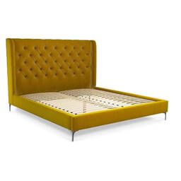 Кровать Romero на ножках, желтая