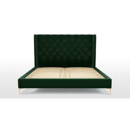 Кровать Romero на ножках, зеленая
