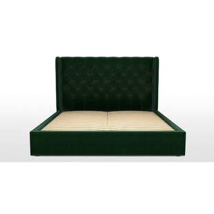 Кровать Romero с ящиками для хранения, зеленая
