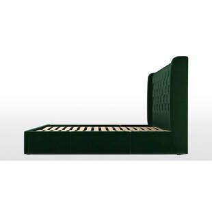 Кровать Romero с ящиками для хранения, зеленая
