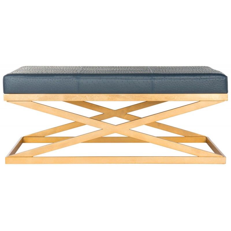 Пуф Crown Gold Ottoman, черный