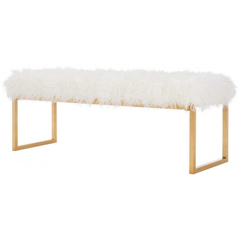 Банкетка Etta, белая