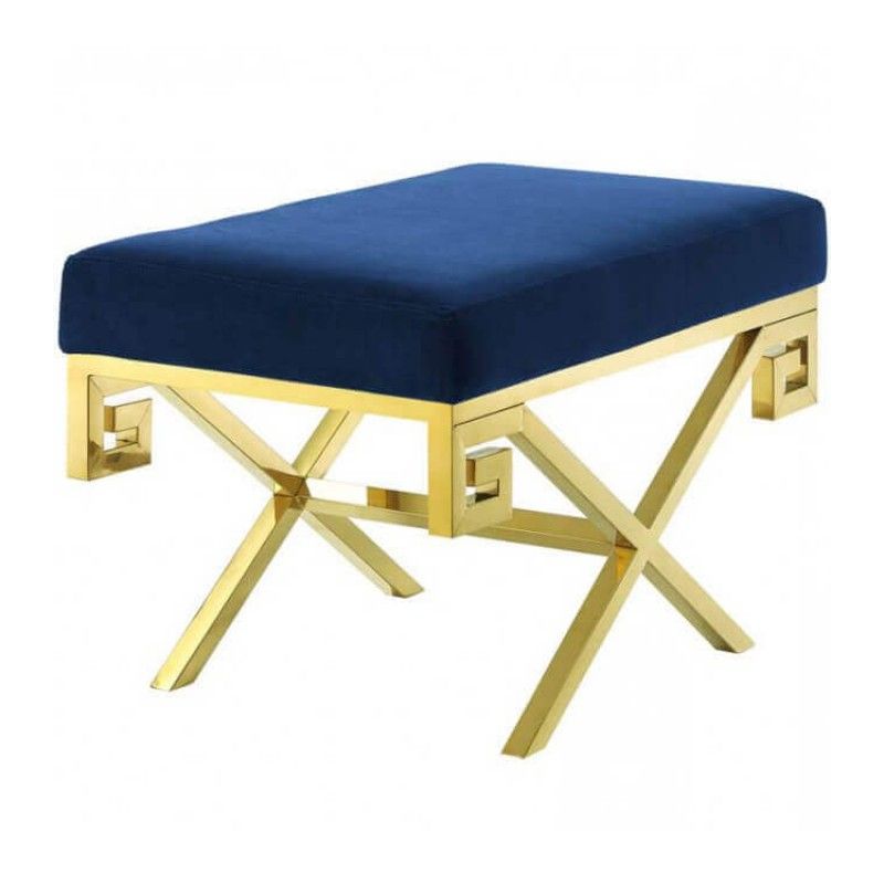 Пуф Gold greek, синий