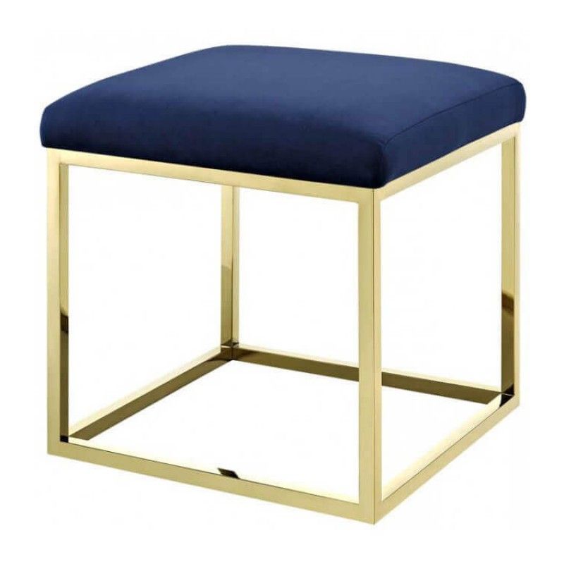 Пуф Gold square, синий