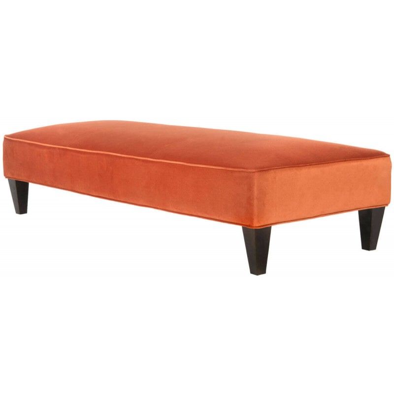 Банкетка Harlow Lounging Bench, оранжевая