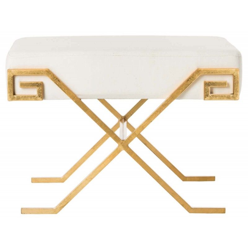 Пуф Luna Greek, белый