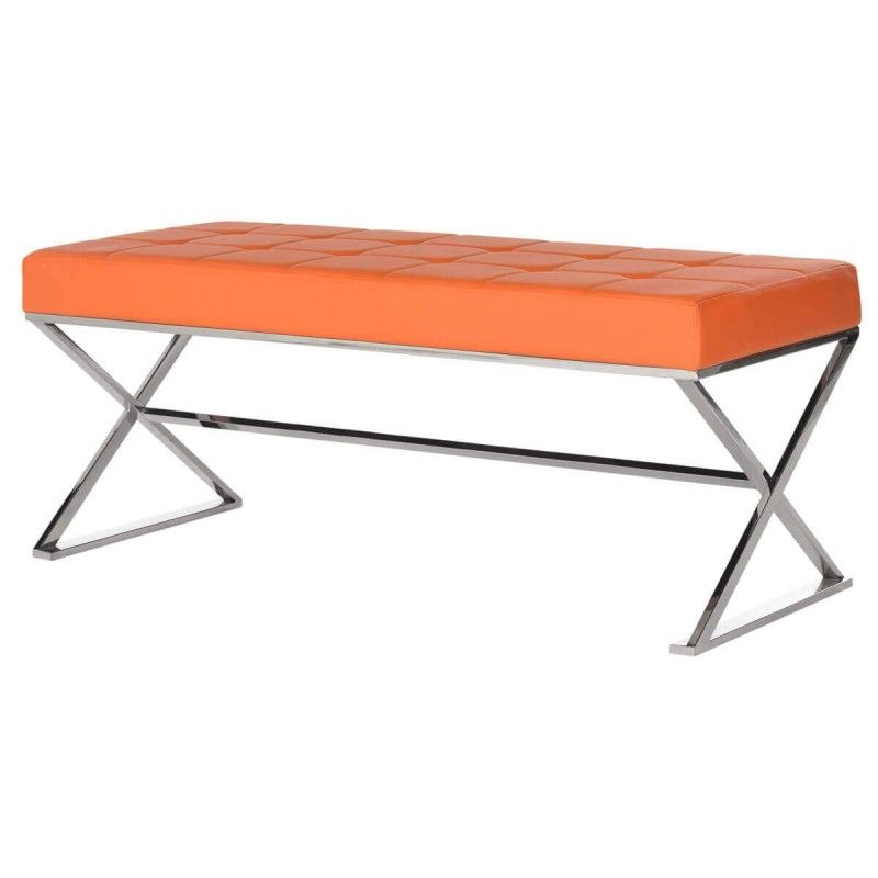 Банкетка Michigan , оранжевая