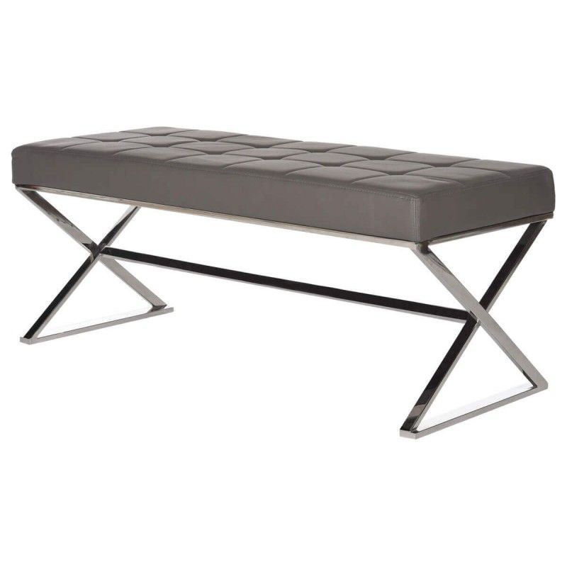 Банкетка Michigan , серая