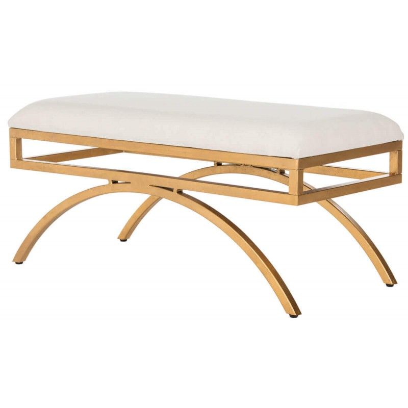 Банкетка Moon Arc, белая