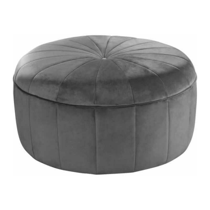 Пуф Baby Blue Velvet Large, серый