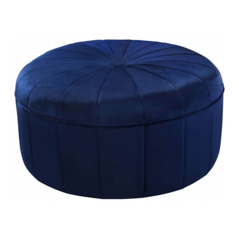 Пуф Baby Blue Velvet Large, синий