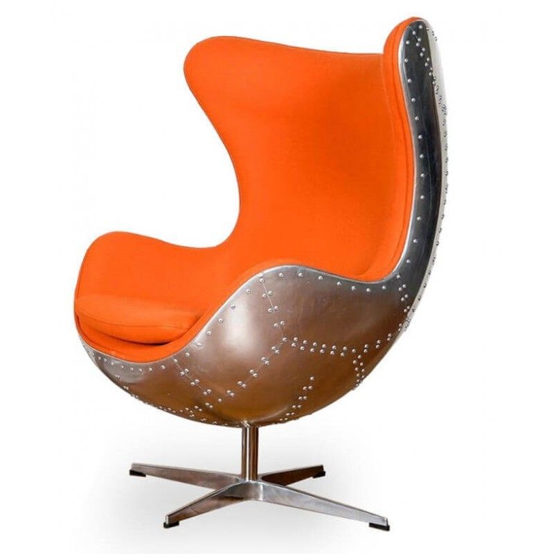 Кресло Egg Aviator, оранжевое