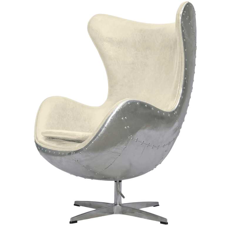 Кресло Egg Aviator, белое