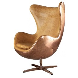 Кресло Egg Aviator Copper, светло-коричневое