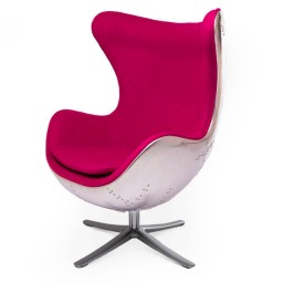 Кресло Egg Aviator, розовое