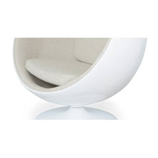 Кресло-шар Ball Chair бело-бежевое