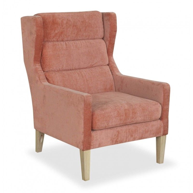 Кресло Borge, розовое
