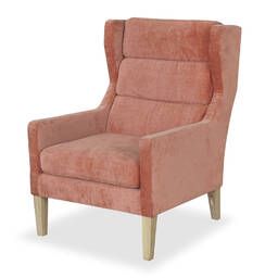 Кресло Borge, розовое