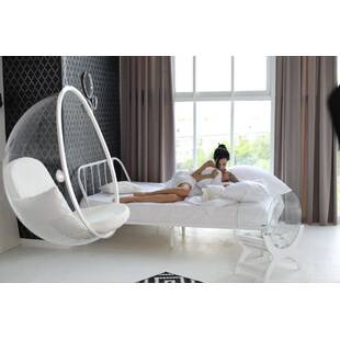 Прозрачное подвесное кресло шар Bubble Chair