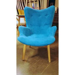 Кресло Contour голубое