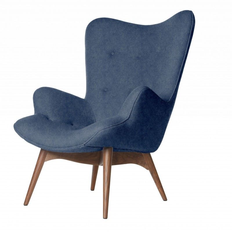 Кресло Contour синее