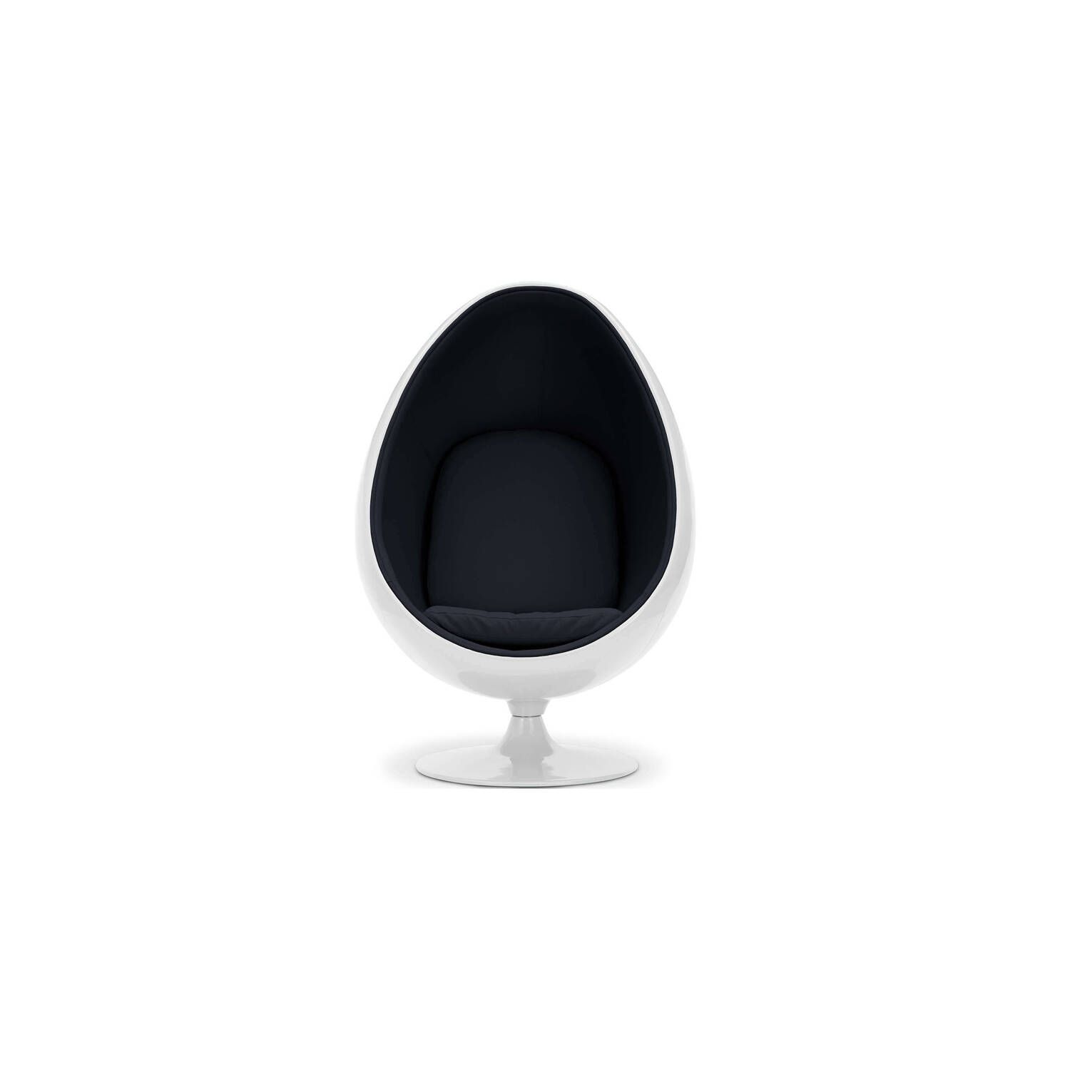 Eero Aarnio Egg Chair бело-черное.