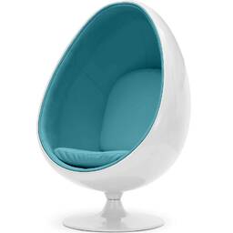 Eero Aarnio Egg Chair бело-синее