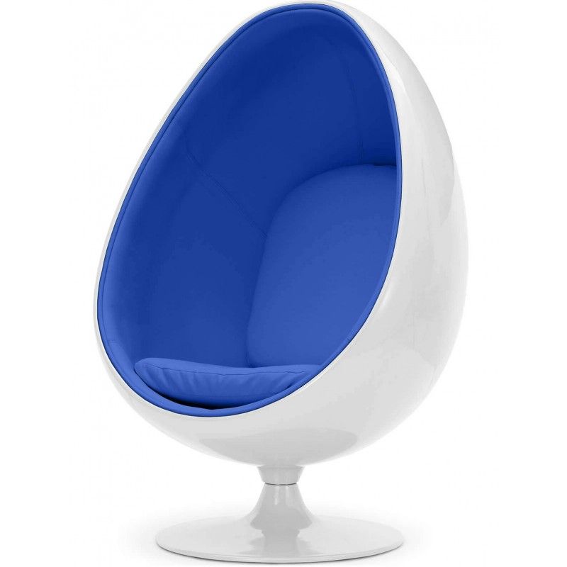 Eero Aarnio Egg Chair бело-синее
