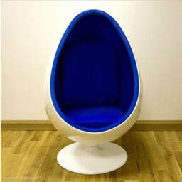 Eero Aarnio Egg Chair бело-синее