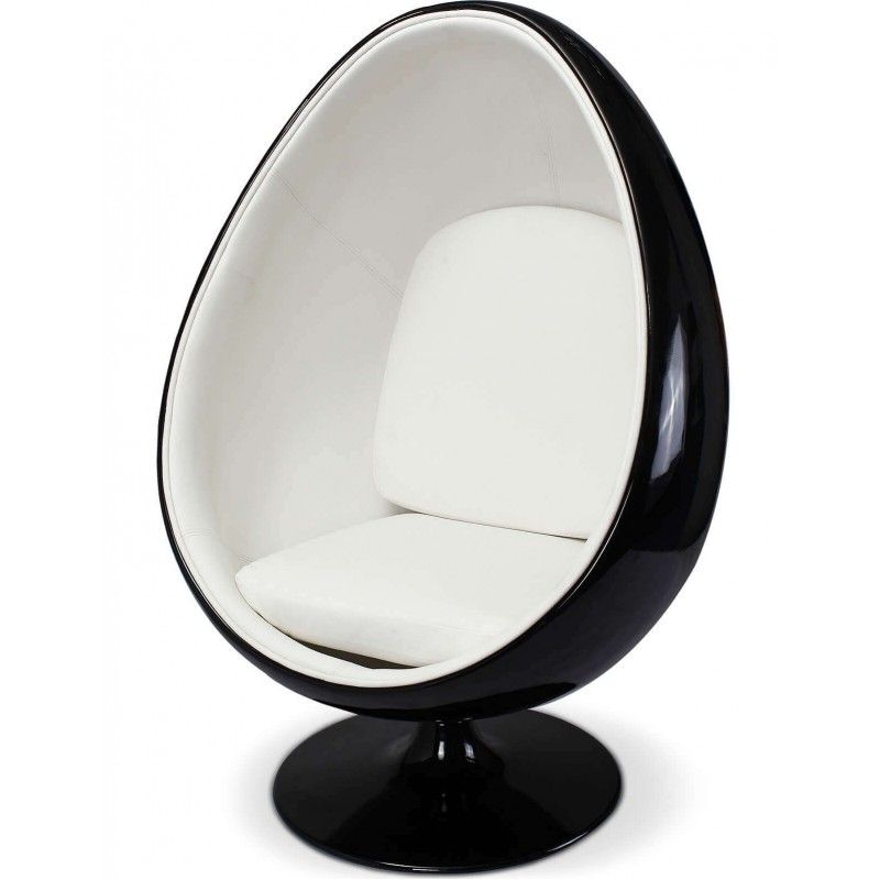 Eero Aarnio Egg Chair черно-белое