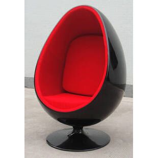 Eero Aarnio Egg Chair черно-красное