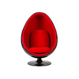 Eero Aarnio Egg Chair черно-красное
