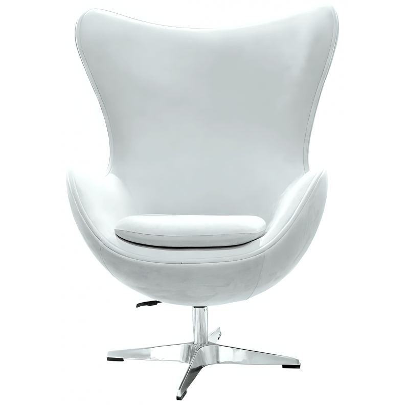 Белое кресло Egg