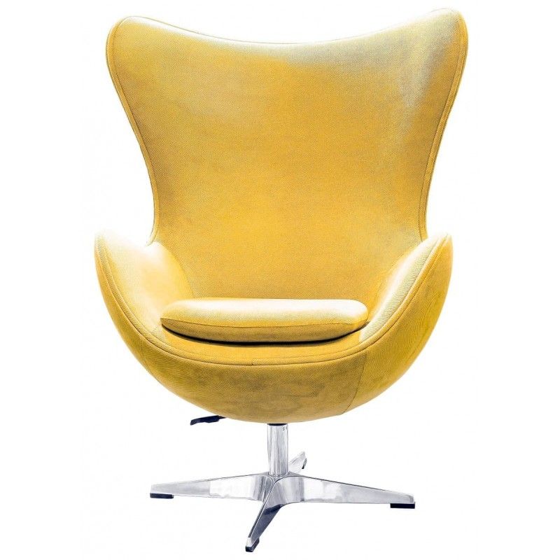 Желтое кресло Egg