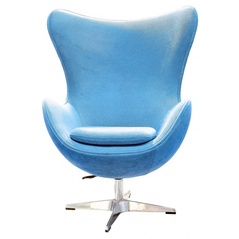 Голубое кресло Egg