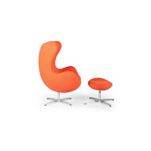 Оранжевое кресло Egg