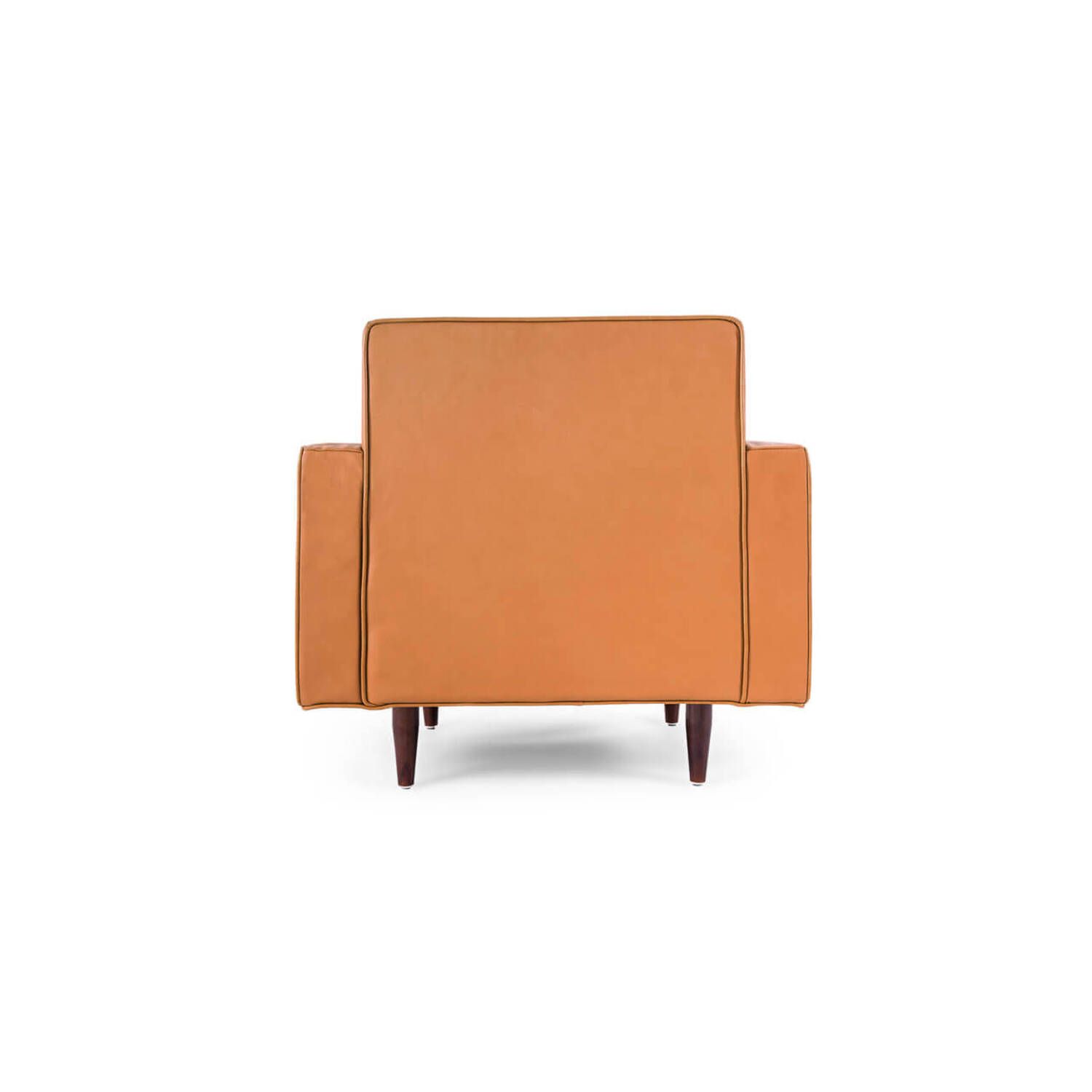 Кресло Eleanor, оранжевое, экокожа