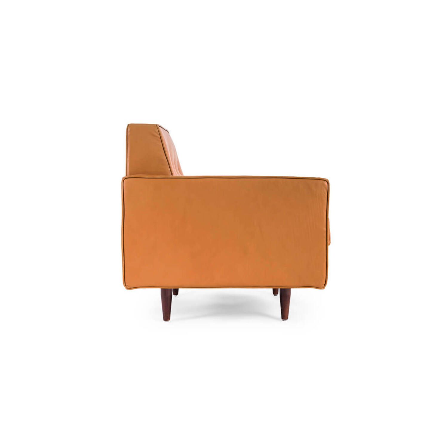 Кресло Eleanor, оранжевое, экокожа