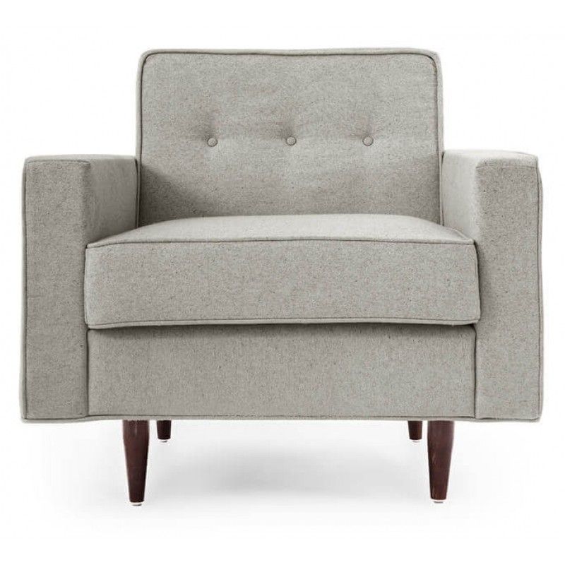 Кресло Eleanor, светло-серое