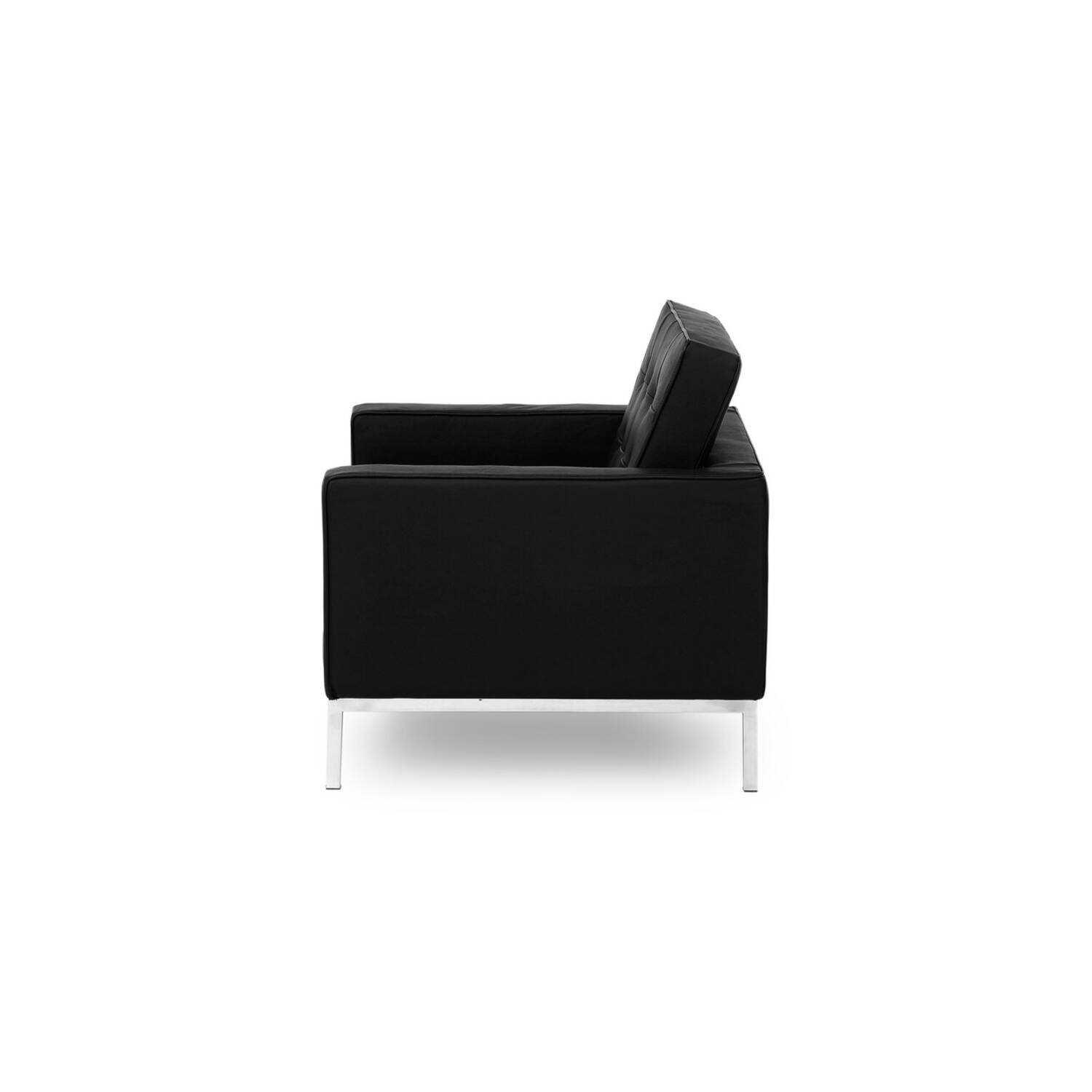 Кресло Florence, черное, экокожа