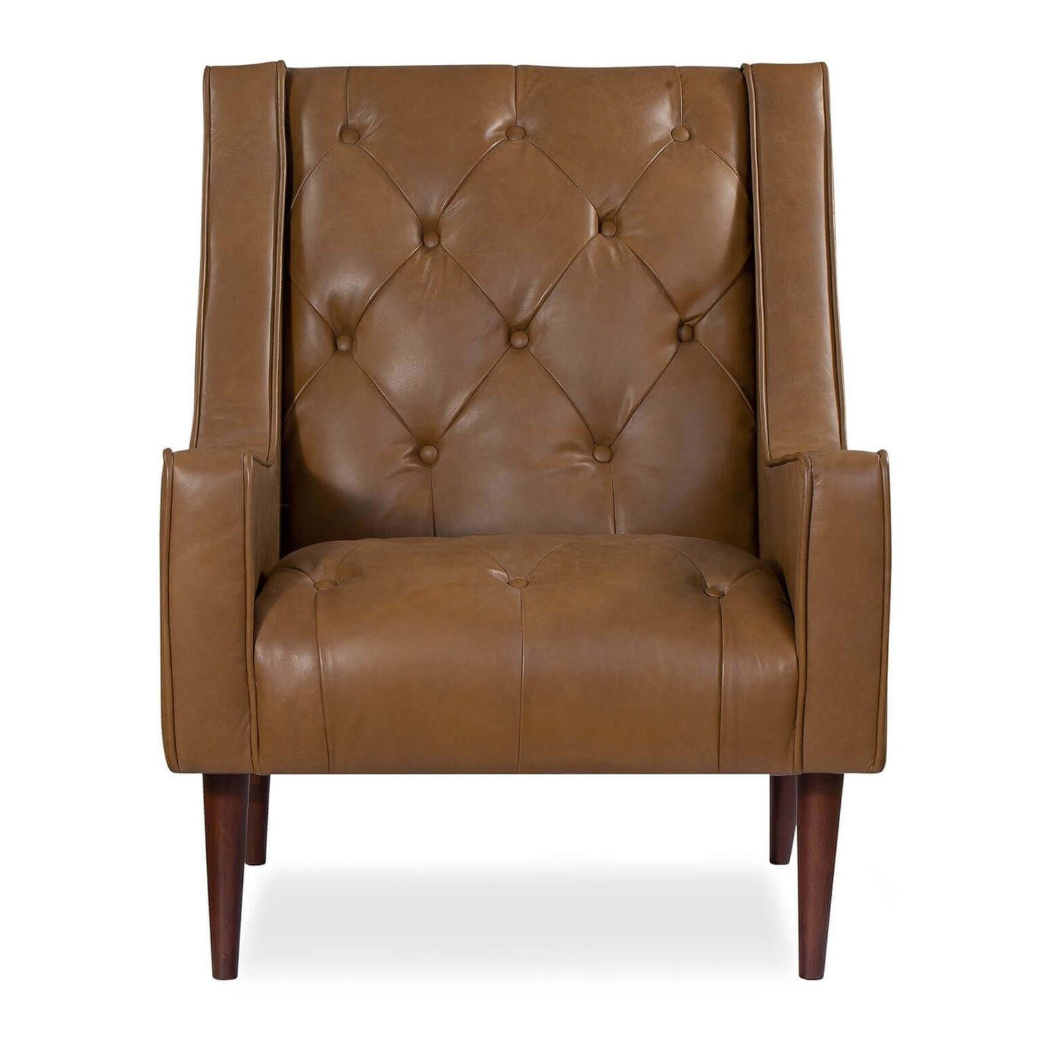 Кресло Krisel, коричневое, натуральная кожа