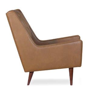 Кресло Krisel, коричневое, натуральная кожа