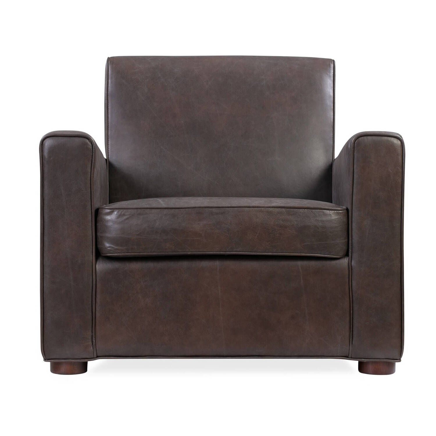 Кресло Maxwell, темно-коричневое, натуральная кожа
